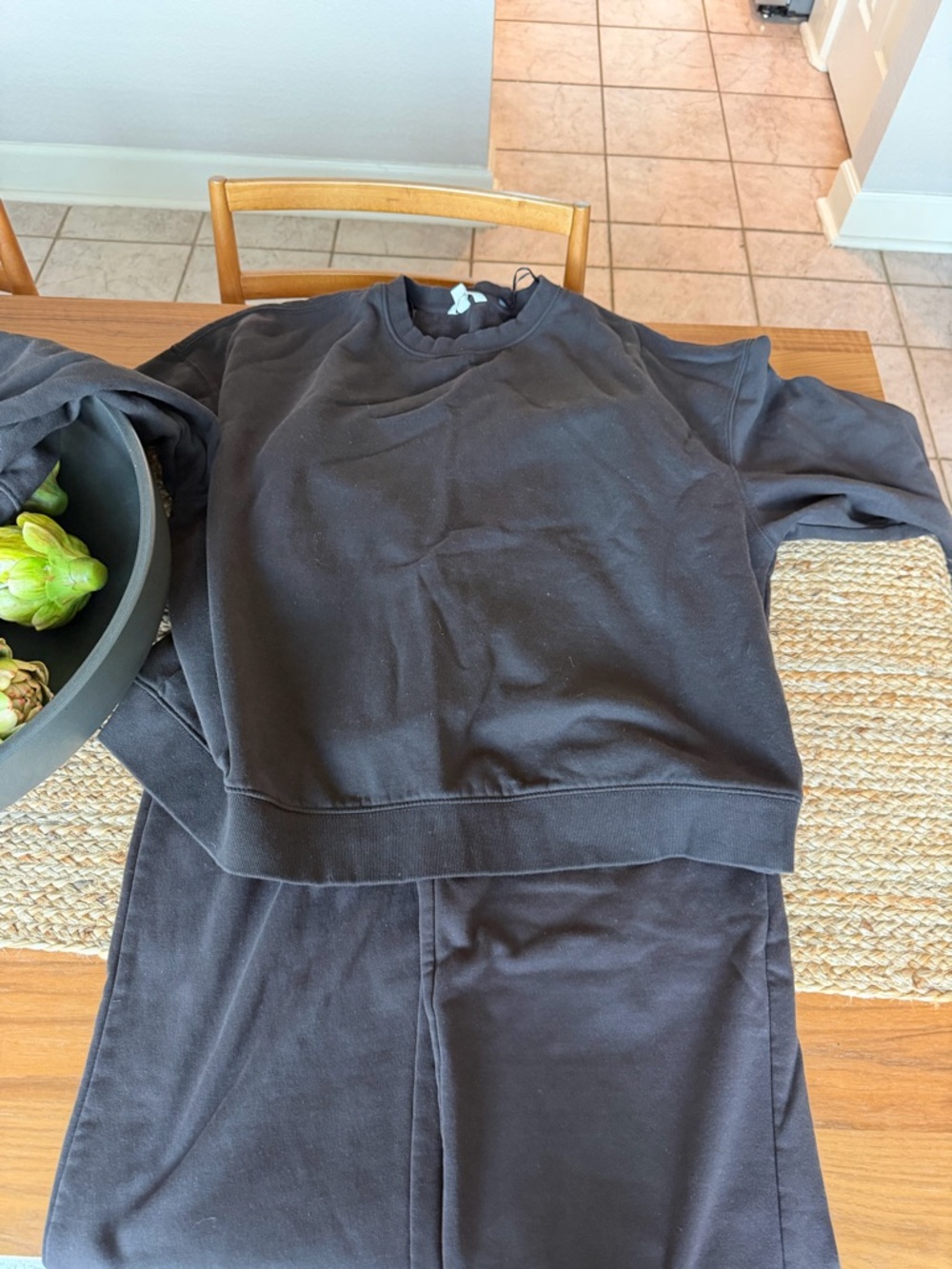 H&M Black Crew Neck Sweater
